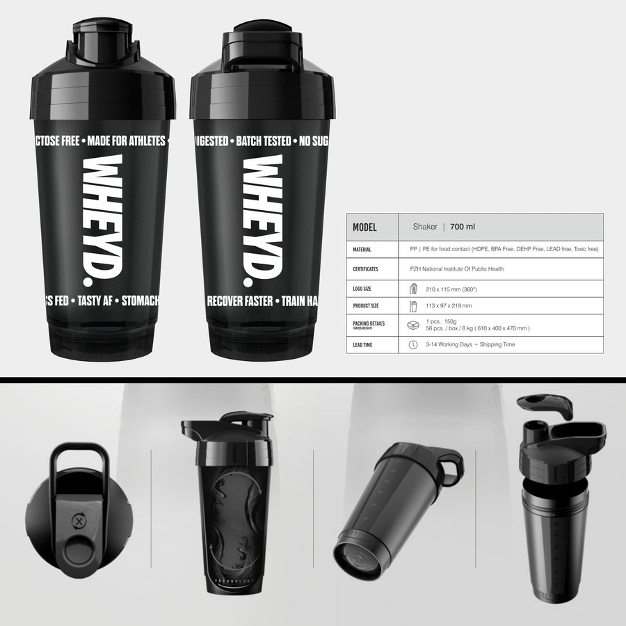 WHEYD NO SMELL Protein Shaker